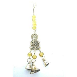 Buddha Brass Windchimes Wind Chimes with Beads New